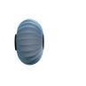 KNIT WIT OVAL Stone Blue Applique murale ovale polyester tricoté Ø57cm