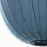 KNIT WIT HIGH Stone Blue Suspension ovale polyester tricoté Ø65cm