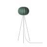 KNIT WIT HIGH Tweed Green Lampadaire rond polyester tricoté Ø45cm
