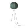 KNIT WIT HIGH Tweed Green Lampadaire rond polyester tricoté Ø60cm