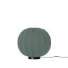 KNIT WIT LEVEL Tweed Green Lampe de sol ovale polyester tricoté Ø60cm