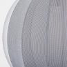 KNIT WIT ROUND argent Suspension ronde polyester tricoté Ø45cm