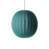 KNIT WIT ROUND Herbe Suspension ronde polyester tricoté Ø75cm