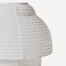 PAPIER SMALL Blanc Lampe à poser double Papier de riz dimmer Ø30cm