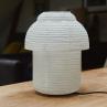 PAPIER SMALL Blanc Lampe à poser double Papier de riz dimmer Ø30cm