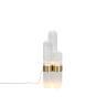 CACTUS SMALL Transparent et Laiton Lampe à poser LED Métal/Verre avec dimmer H63cm