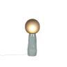 KOKESHI SMALL Gris acétate et gris Lampe de sol Verre/Céramique H75cm
