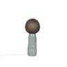 KOKESHI SMALL Gris acétate et gris Lampe de sol Verre/Céramique H75cm