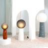 KOKESHI SMALL Gris acétate et terracotta Lampe de sol Verre/Céramique H75cm