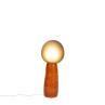 KOKESHI SMALL Gris acétate et terracotta Lampe de sol Verre/Céramique H75cm