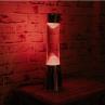 TOWER Rouge Lampe lave Métal/Verre H39cm