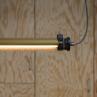 PURCELL Coal Brass Suspension LED dimmable Métal L130cm