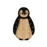 BABY PENGUIN Artic Wood Lampe à poser LED Pingouin H22cm