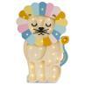 LION Retro rainbow Lampe à poser LED Lion H36cm