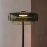 LEVELS Vert Lampadaire LED 2 diffuseurs Acier/Verre dimmable H145cm