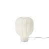 STRAND Blanc Lampe à poser LED Cocon/Métal Ø29cm