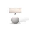 GOUTTE Albâtre Lampe à poser Céramique/Lin H50cm