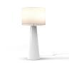 OBUS Blanc Lampe de sol Céramique/Lin H65cm
