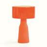 TANDEM orange brillant Lampe à poser Céramique H45cm