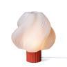 SOFT SERVE GRANDE Rhubarbe Lampe à poser plastique recyclé H34cm