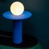 HALO Marbre bleu Lampe à poser Jesmonite H35cm