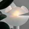 SWAP-IT Drèche blanche Lampe à poser Jesmonite/Plexiglas H45cm
