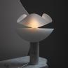 SWAP-IT Drèche blanche Lampe à poser Jesmonite/Plexiglas H45cm