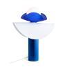 SWAP-IT Marbre bleu Lampe à poser Jesmonite/Plexiglas H45cm