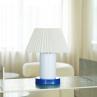 CELLU Bleu Lampe à poser Métal/PVC H35cm