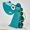 ANIMO turquoise Lampe à poser Dinosaure H22cm