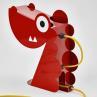 ANIMO Rouge Lampe à poser Dragon H22cm