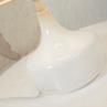 REYKJAVIK S Blanc Lampe à poser Fer/Textile H46cm
