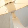 REYKJAVIK M Blanc Lampe à poser Fer/Textile H75cm
