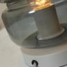 VERONA Dégradé gris clair Lampe à poser Fer/Verre H23cm