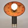 GATSBY Arcs Brique Lampe à poser Métal/Coton H37cm