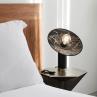 GATSBY Kumo Noir Lampe à poser Métal/Coton H37cm