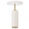 CASSIAS ivoire Lampe à poser LED sans fil avec variateur Métal H23cm