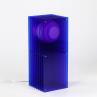 LOP BIG RECTANGLE Bleu Lampe à poser LED Acrylique H60cm