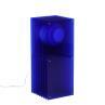 LOP BIG RECTANGLE Bleu Lampe à poser LED Acrylique H60cm