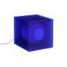 LOP BIG SQUARE Bleu Lampe à poser LED Acrylique H24cm