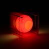 LOP BIG SQUARE Rouge Lampe à poser LED Acrylique H24cm