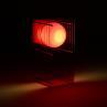 LOP SMALL RECTANGLE Rouge Lampe à poser LED Acrylique H38cm
