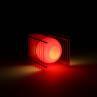 LOP SMALL SQUARE Rouge Lampe à poser LED Acrylique H18cm