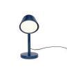 CERAMIQUE DOWN bleu marine Lampe à poser Céramique Edition Limitée variateur intégré H50cm