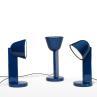 CERAMIQUE SIDE bleu marine Lampe à poser Céramique Edition Limitée variateur intégré H50cm