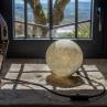 APAPA azur Suspension nomade globe tissé Ø17cm