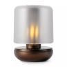 FIREFLY Bronze / Verre dépoli Lampe à poser d'extérieur sans fil Aluminium/Polycarbonate variateur intégré H11.8cm