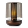 FIREFLY Bronze / Verre fumé Lampe à poser d'extérieur sans fil Aluminium/Polycarbonate variateur intégré H11.8cm