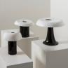 CELINE N°2 noir et blanc Lampe à poser Grès/Porcelaine H21cm