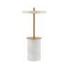ASTERIA MOVE MINI marbre blanc Lampe à poser sans fil LED Marbre H25cm